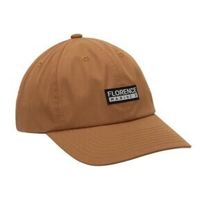 Florence Marine X Brown Snapback Hat Minimal Surf Outdoor NWT